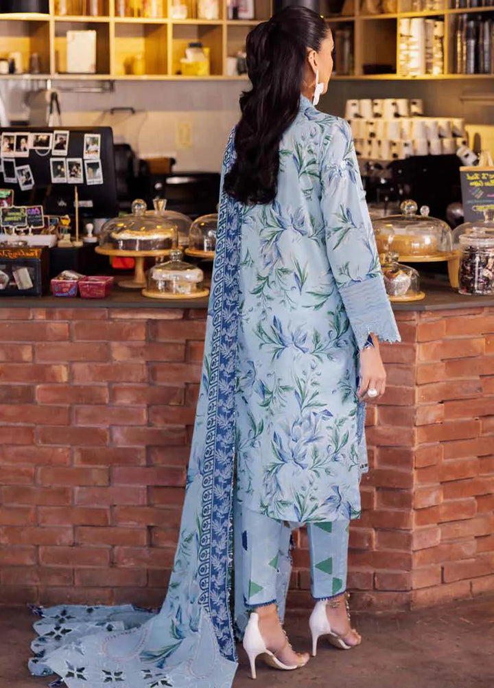 Girl Glam By Nureh Chikankari Lawn Suit Unstitched 3 Piece NU24GG GL-09 - Summer Collection