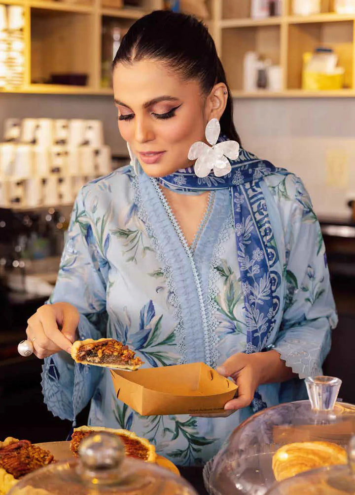 Girl Glam By Nureh Chikankari Lawn Suit Unstitched 3 Piece NU24GG GL-09 - Summer Collection