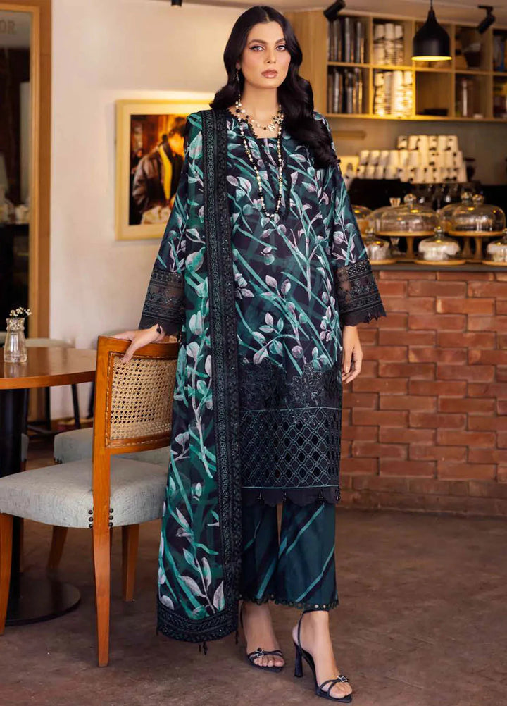 Girl Glam By Nureh Chikankari Lawn Suit Unstitched 3 Piece NU24GG GL-10 - Summer Collection