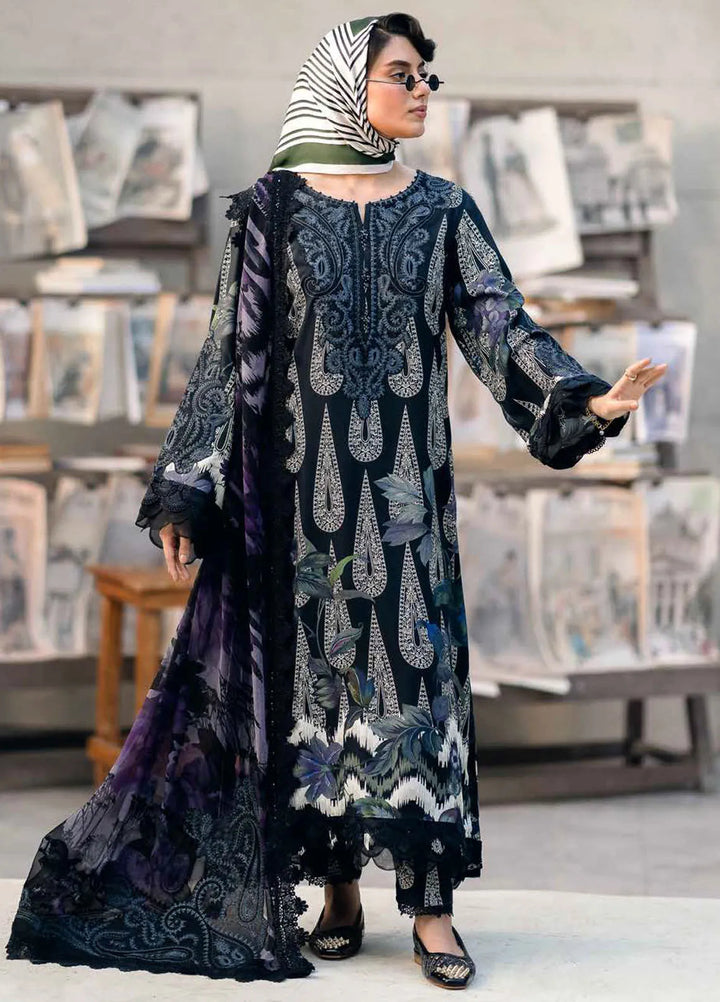 Girl Glam By Nureh Embroidered Crepe Suits Unstitched 3 Piece NU24GV GL-19 - Festive Collection