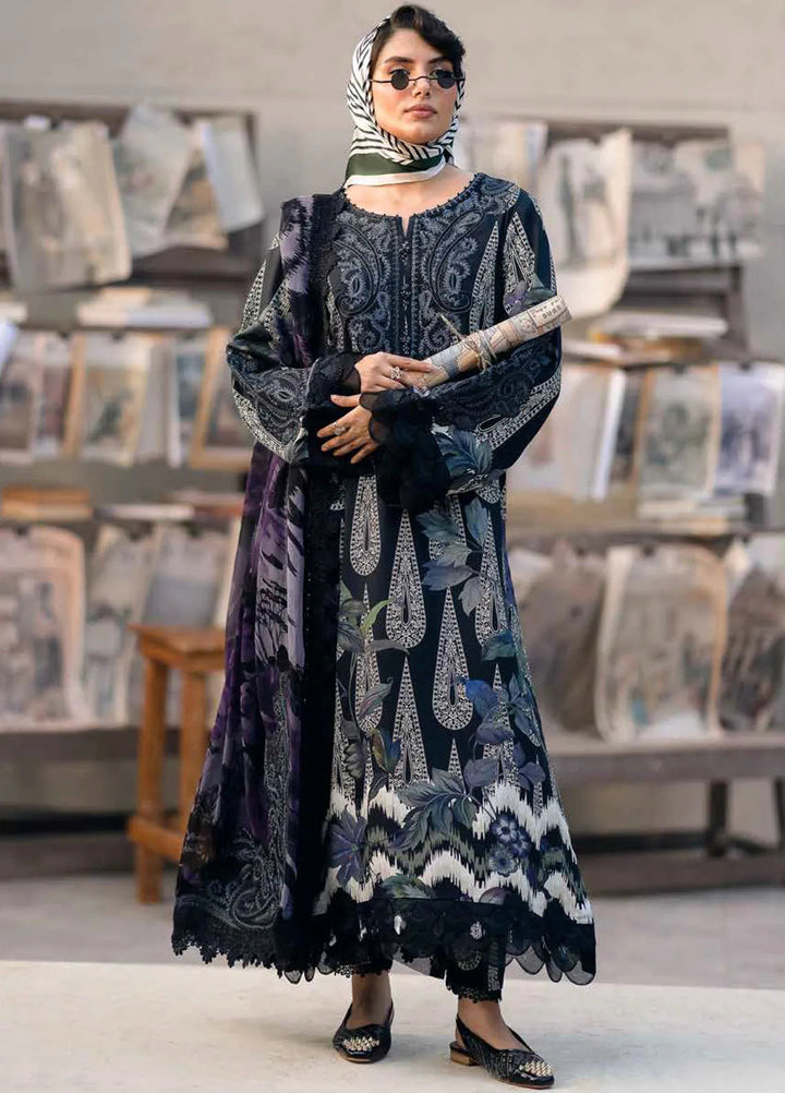 Girl Glam By Nureh Embroidered Crepe Suits Unstitched 3 Piece NU24GV GL-19 - Festive Collection