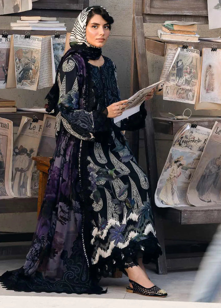 Girl Glam By Nureh Embroidered Crepe Suits Unstitched 3 Piece NU24GV GL-19 - Festive Collection