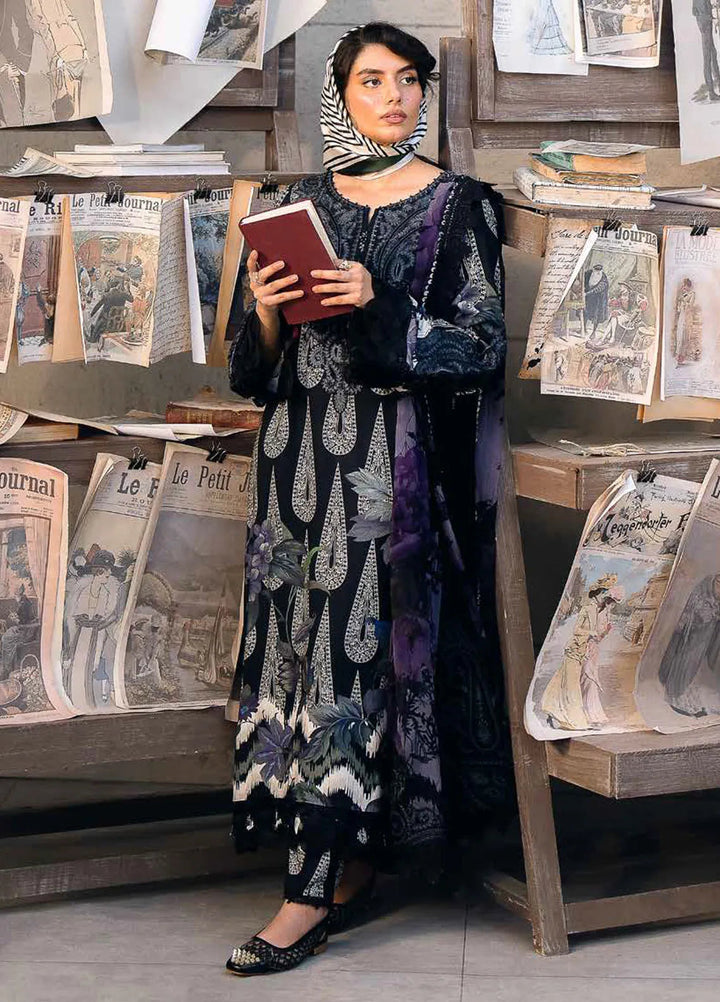 Girl Glam By Nureh Embroidered Crepe Suits Unstitched 3 Piece NU24GV GL-19 - Festive Collection