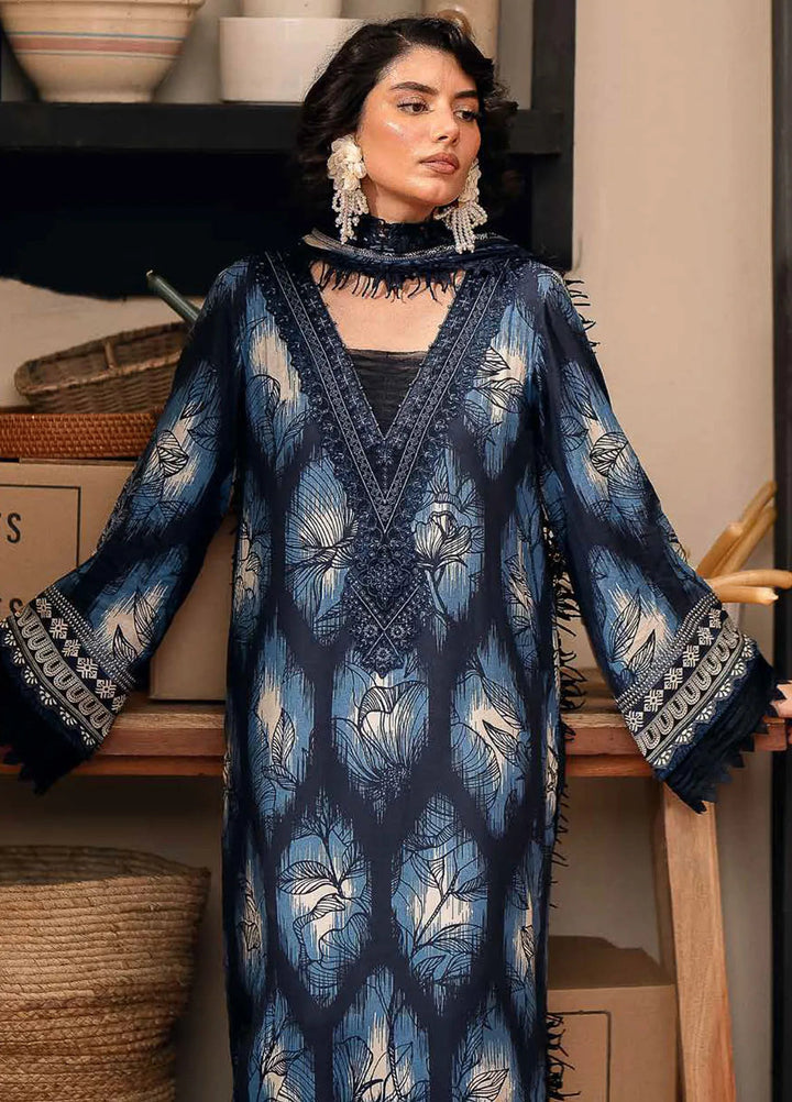 Girl Glam By Nureh Embroidered Crepe Suits Unstitched 3 Piece NU24GV GL-21 - Festive Collection