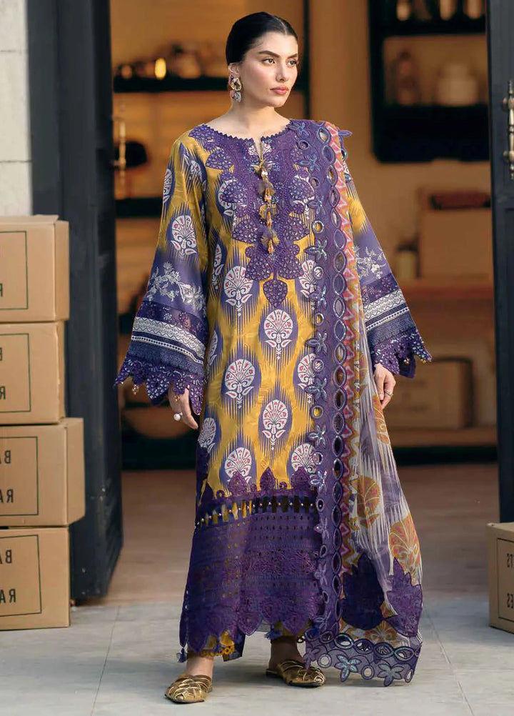 Girl Glam By Nureh Embroidered Crepe Suits Unstitched 3 Piece NU24GV GL-22 - Festive Collection