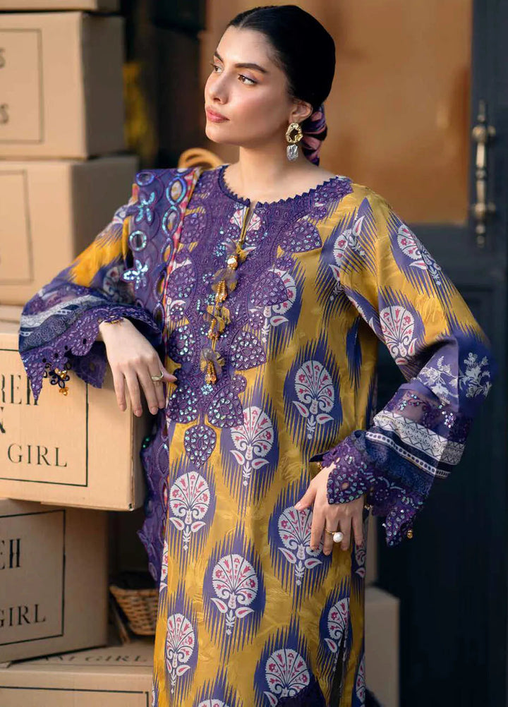 Girl Glam By Nureh Embroidered Crepe Suits Unstitched 3 Piece NU24GV GL-22 - Festive Collection