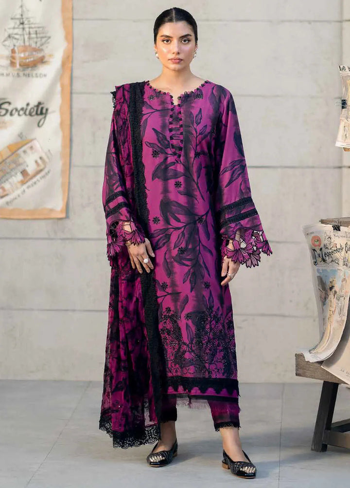 Girl Glam By Nureh Embroidered Crepe Suits Unstitched 3 Piece NU24GV GL-23 - Festive Collection