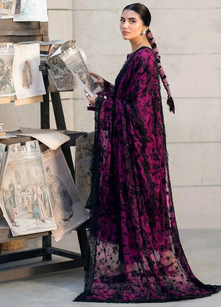 Girl Glam By Nureh Embroidered Crepe Suits Unstitched 3 Piece NU24GV GL-23 - Festive Collection