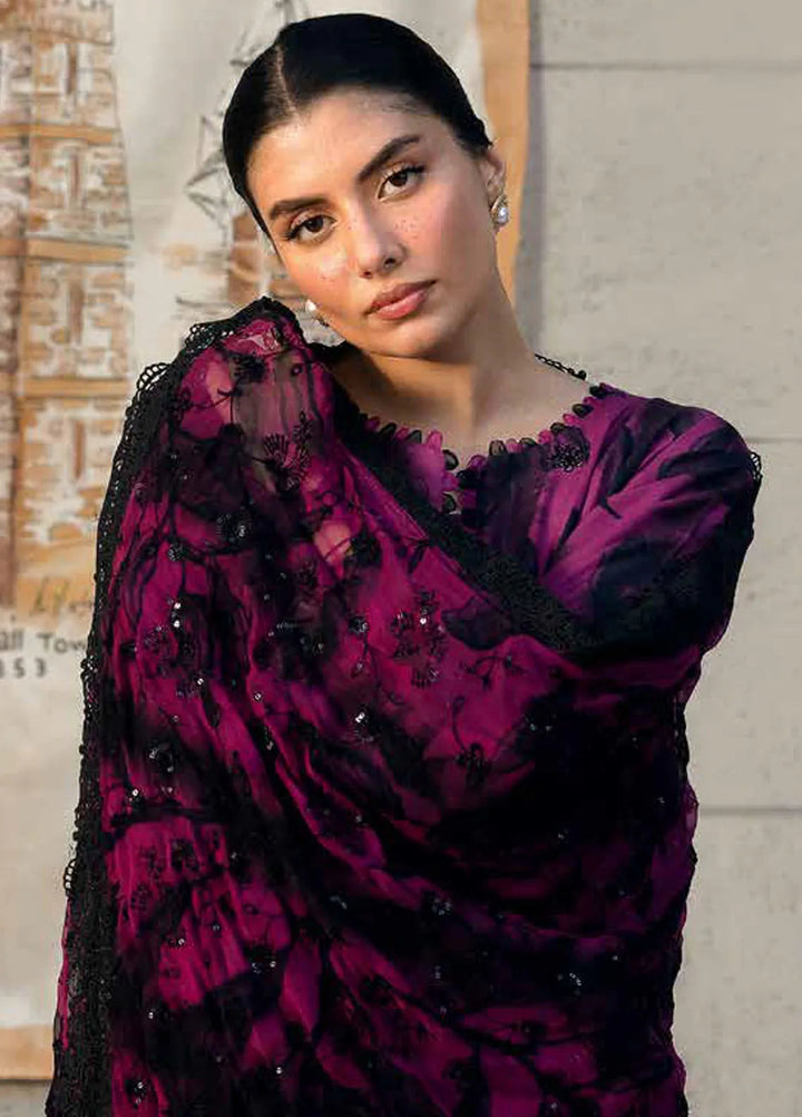 Girl Glam By Nureh Embroidered Crepe Suits Unstitched 3 Piece NU24GV GL-23 - Festive Collection