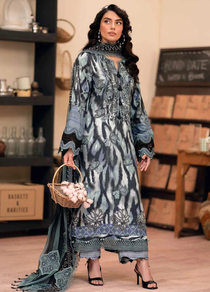 Girl Glam By Nureh Embroidered Crepe Suits Unstitched 3 Piece NU24GV GL-24 - Festive Collection