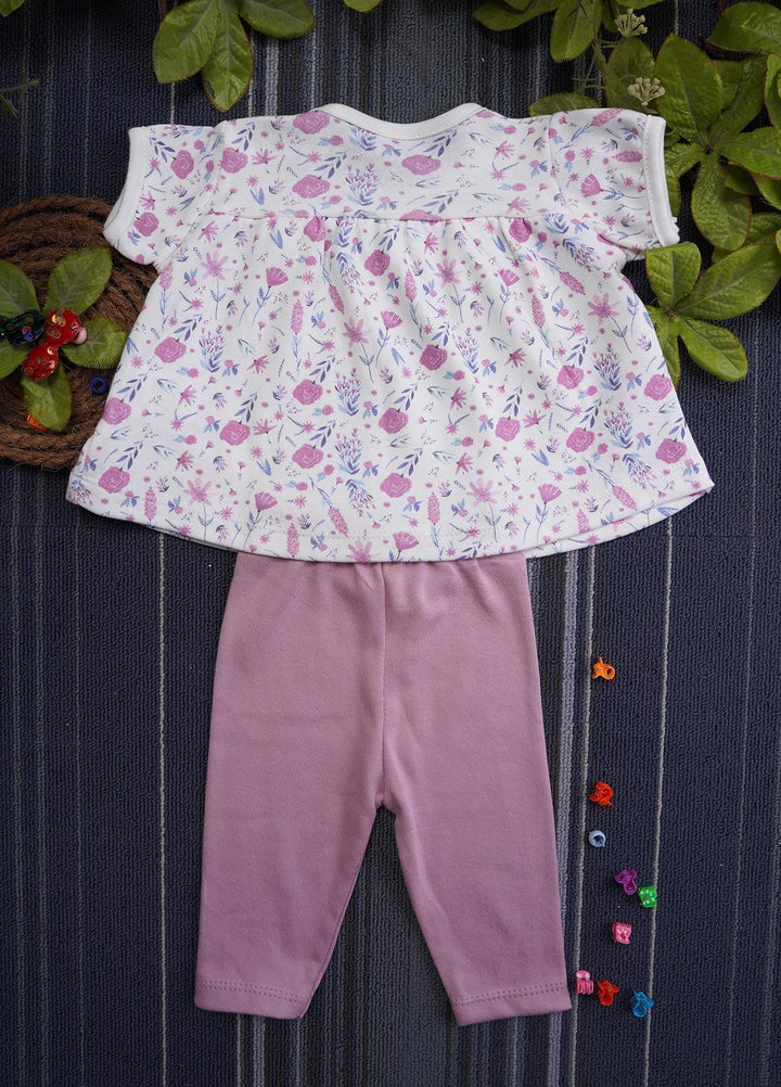 Sanaulla Exclusive Range Cotton Fancy Girls Suits -  131074 Light Purple