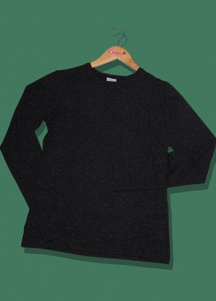 Sanaulla Exclusive Range  Fancy T-Shirts for Girls -  1007 Black