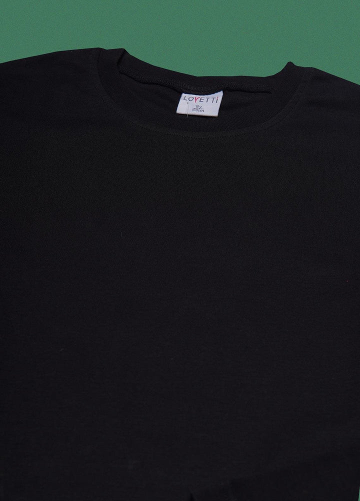 Sanaulla Exclusive Range  Fancy Girls T-Shirts -  2014 Black