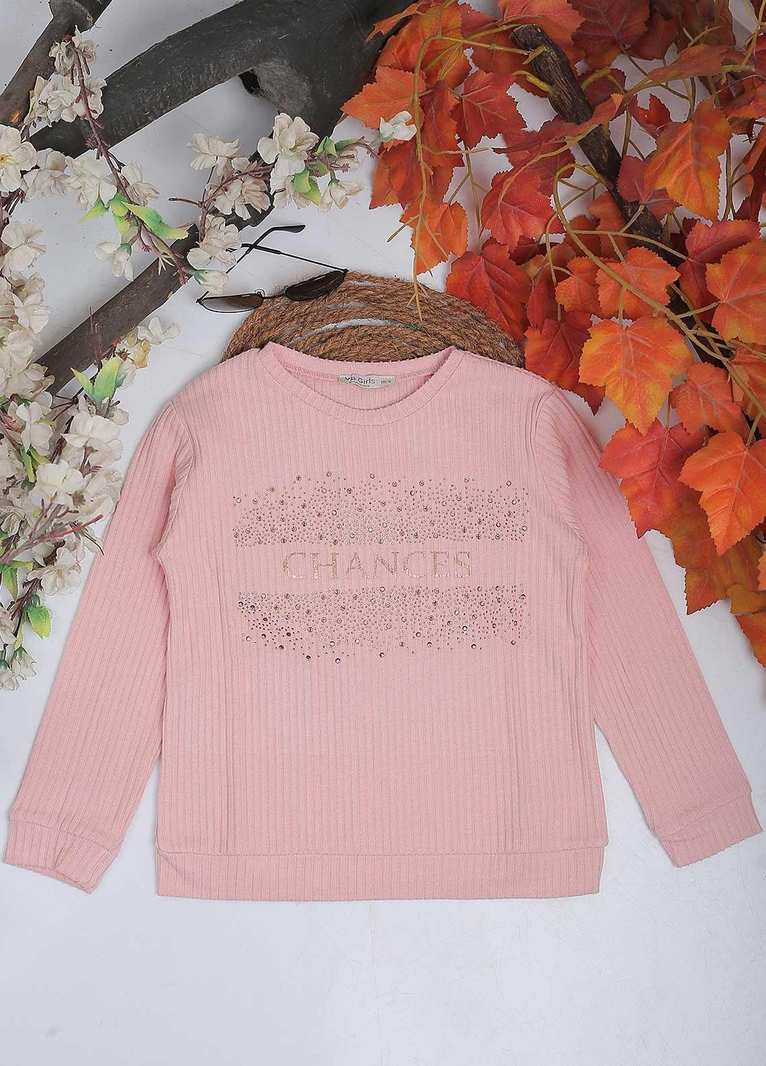 Sanaulla Exclusive Range Mix Casual Girls Tops -  4552 Pink