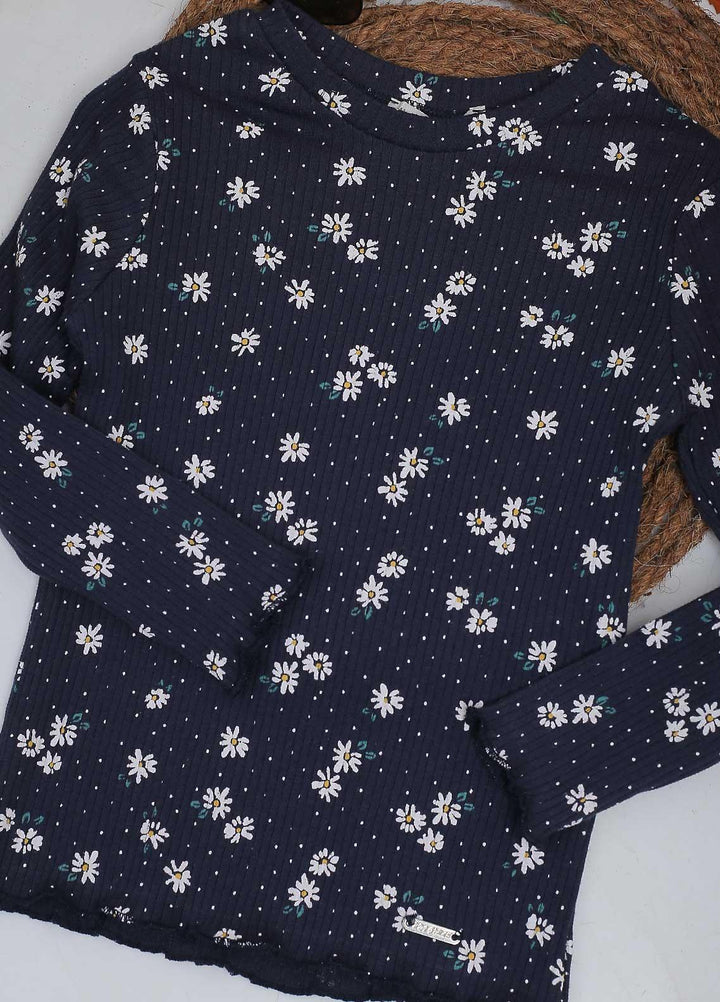 Sanaulla Exclusive Range Mix Casual Tops for Girls -  4586 N-Blue