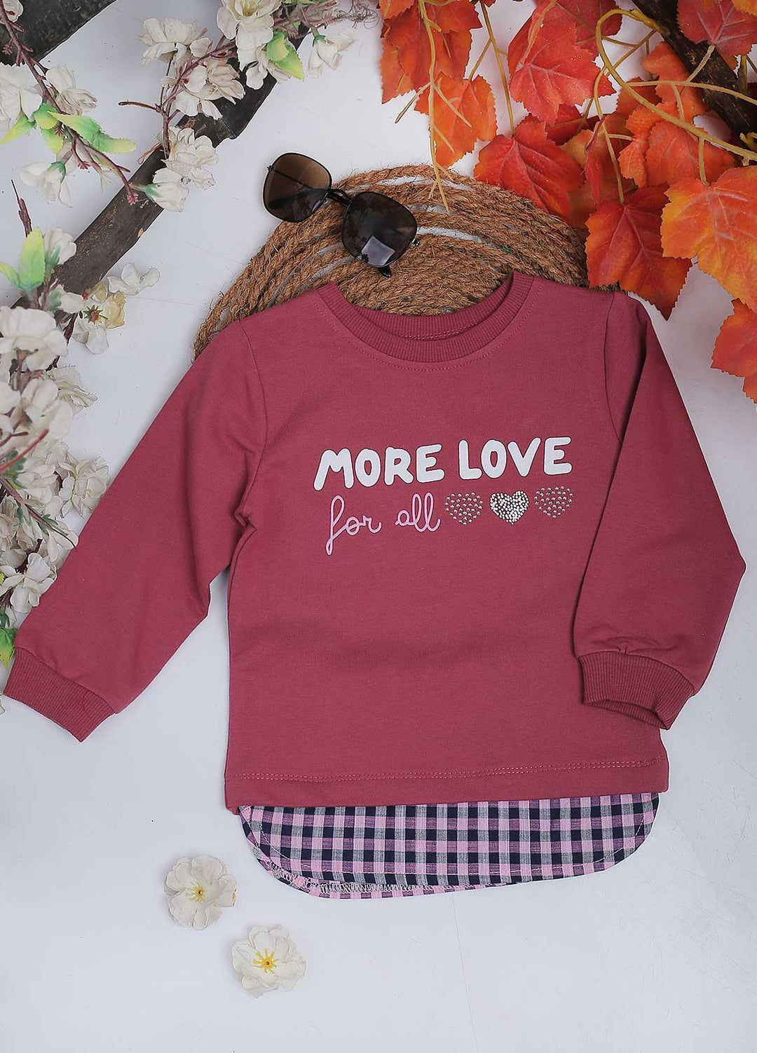 Sanaulla Exclusive Range Mix Casual T-Shirts for Girls -  20-1066 Pink