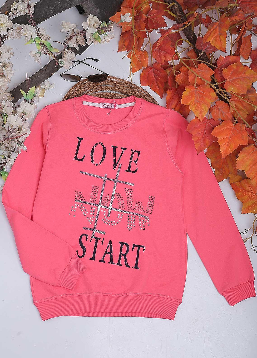 Sanaulla Exclusive Range Mix Casual Girls T-Shirts -  3512 Pink