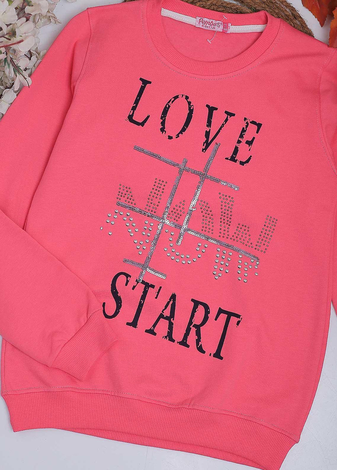 Sanaulla Exclusive Range Mix Casual Girls T-Shirts -  3512 Pink