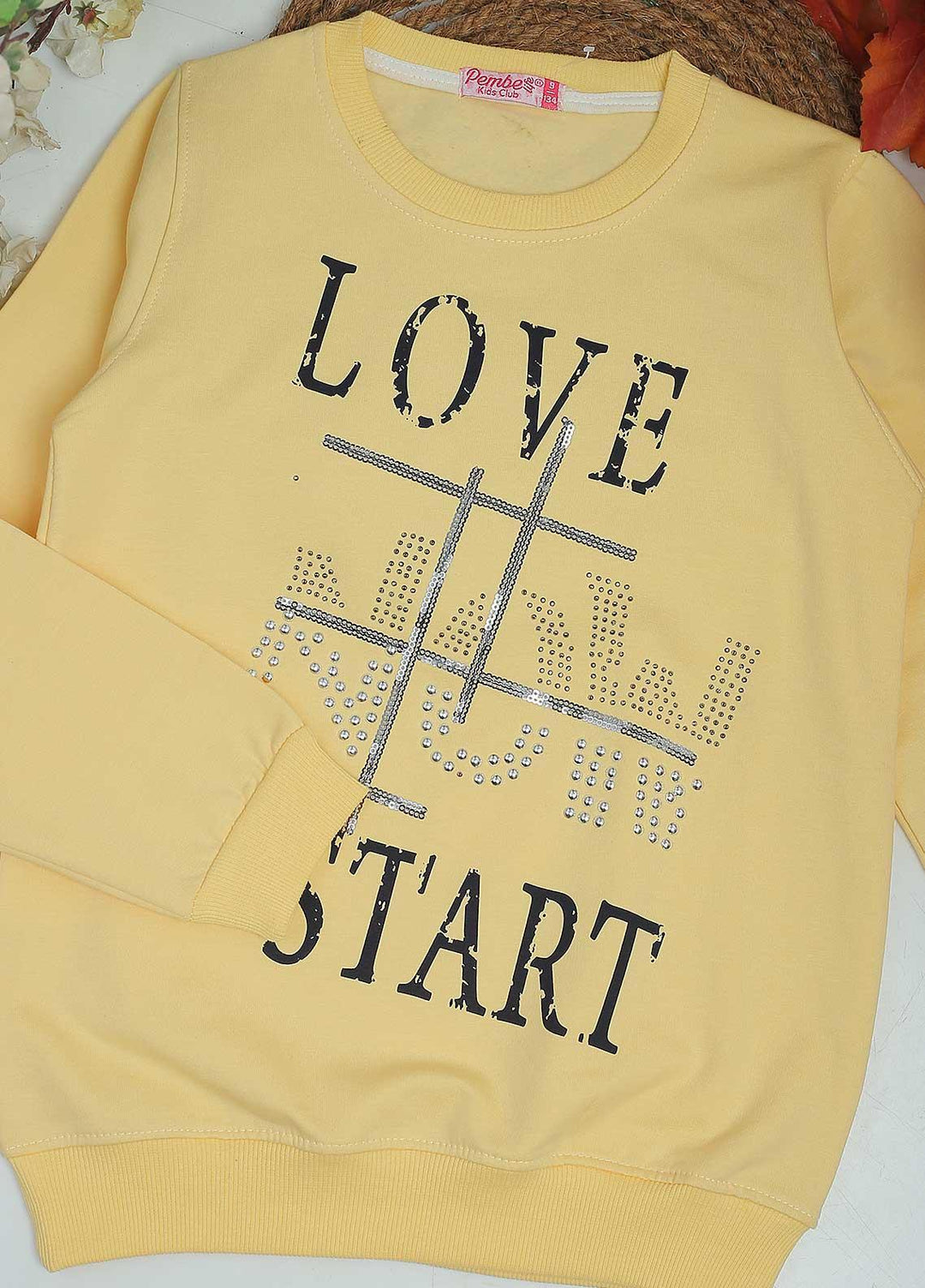 Sanaulla Exclusive Range Mix Casual T-Shirts for Girls -  3512 Yellow