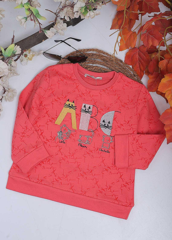 Sanaulla Exclusive Range Mix Casual T-Shirts for Girls -  4374 Pink