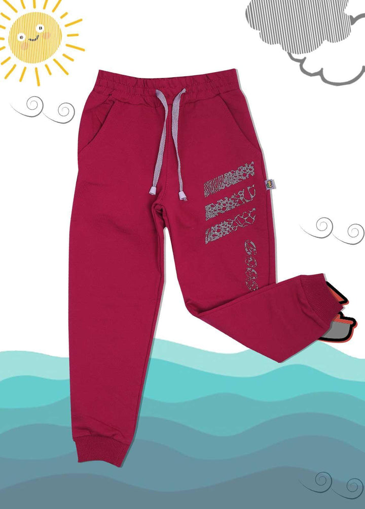 Sanaulla Exclusive Range Cotton Casual Trouser for Girls -  3303 Pink