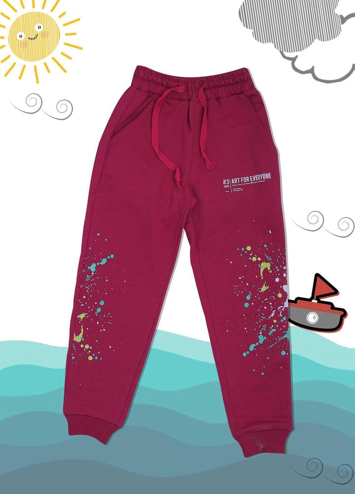 Sanaulla Exclusive Range Cotton Casual Girls Trouser -  3384 Pink