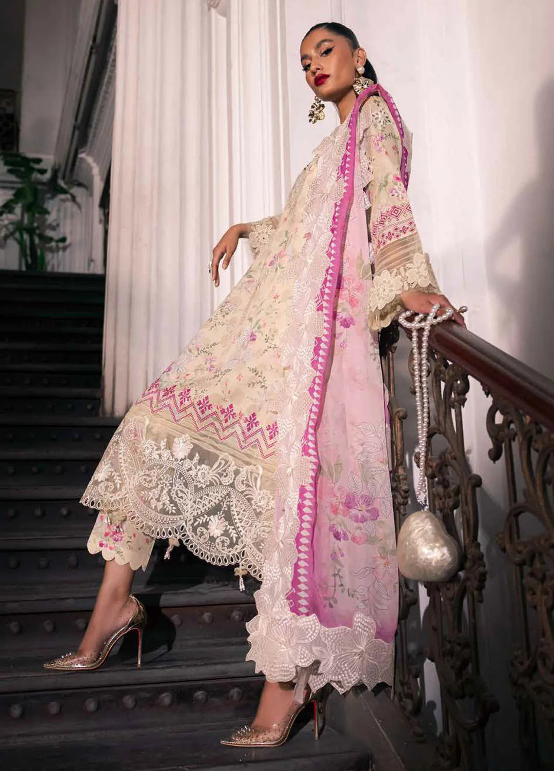 Embroidered Lawn Suit 3 Piece