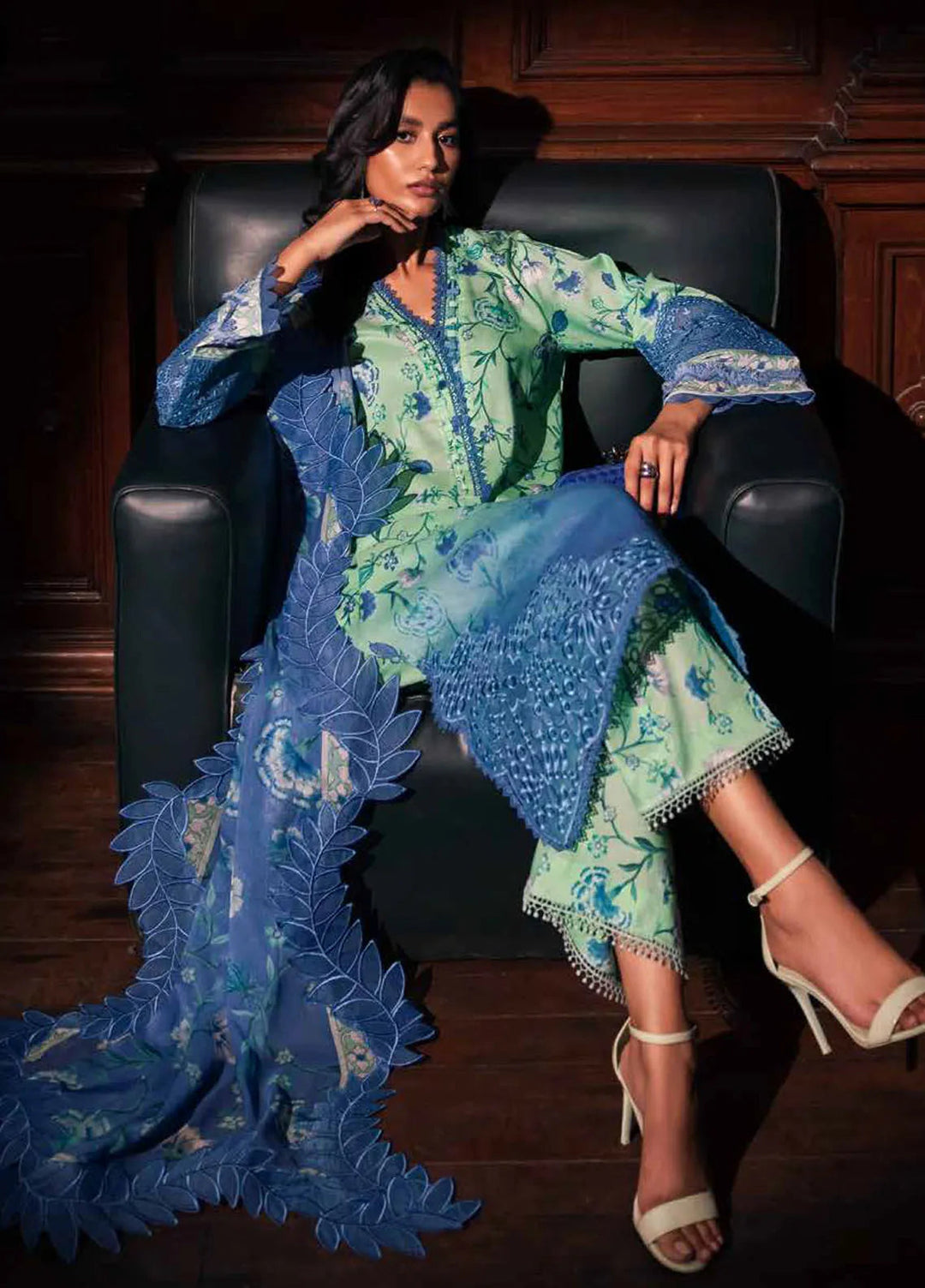 Embroidered Lawn Suit 3 Piece