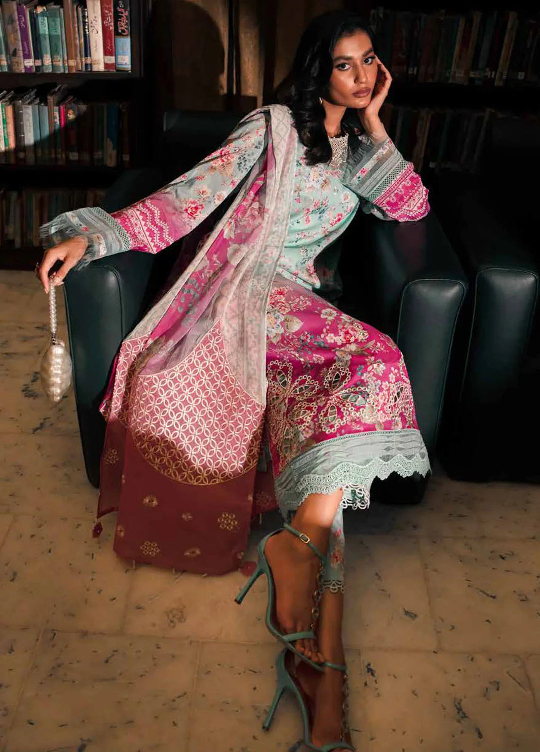 Embroidered Lawn Suit 3 Piece