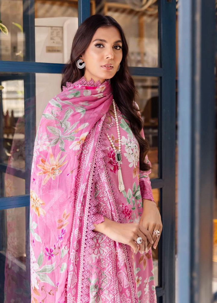 Glam Girl By Nureh Embroidered Chikankari Lawn Suits Unstitched 3 Piece NU23GG GL-01 - Summer Collection