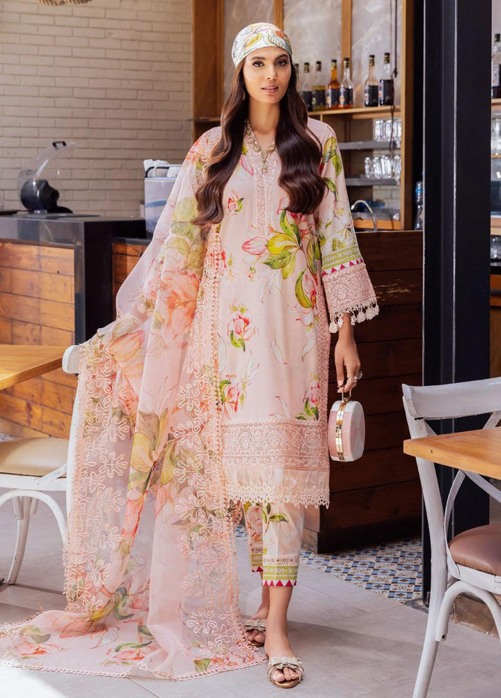 Glam Girl By Nureh Embroidered Chikankari Lawn Suits Unstitched 3 Piece NU23GG GL-04 - Summer Collection