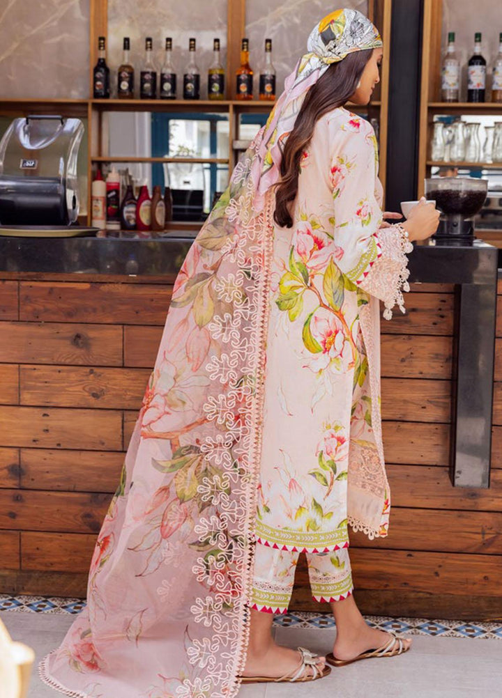 Glam Girl By Nureh Embroidered Chikankari Lawn Suits Unstitched 3 Piece NU23GG GL-04 - Summer Collection