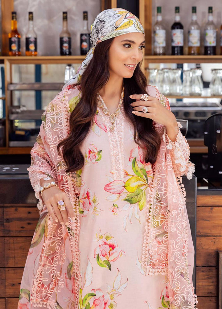 Glam Girl By Nureh Embroidered Chikankari Lawn Suits Unstitched 3 Piece NU23GG GL-04 - Summer Collection