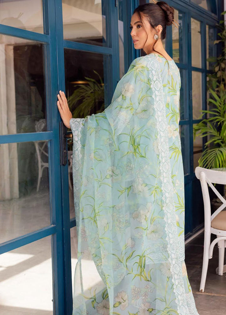 Glam Girl By Nureh Embroidered Chikankari Lawn Suits Unstitched 3 Piece NU23GG GL-05 - Summer Collection