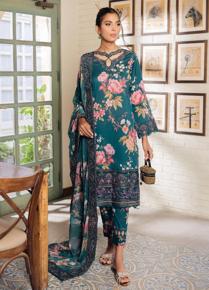 Glam Girl By Nureh Embroidered Chikankari Lawn Suits Unstitched 3 Piece NU23GG GL-06 - Summer Collection