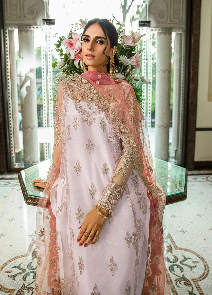 Glossier By AIK Atelier Embroidered Net Suits Unstitched 3 Piece AIK23GL Look-04 - Festive Collection