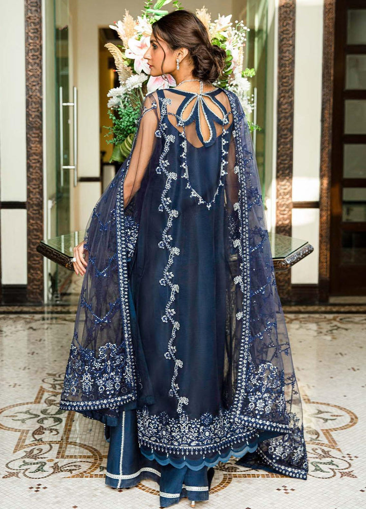 Glossier By AIK Atelier Embroidered Net Suits Unstitched 3 Piece AIK23GL Look-06 - Festive Collection