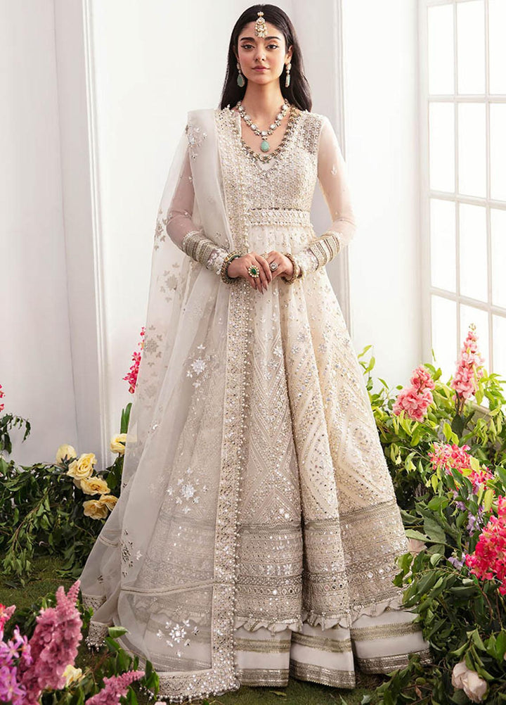 Gossamer By Zaha Embroidered Organza Suits Unstitched 4 Piece ZKS23G ZC23-03 Parisa - Luxury Collection