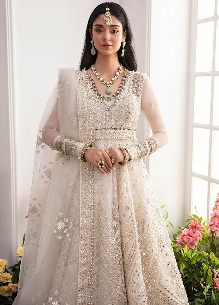 Gossamer By Zaha Embroidered Organza Suits Unstitched 4 Piece ZKS23G ZC23-03 Parisa - Luxury Collection