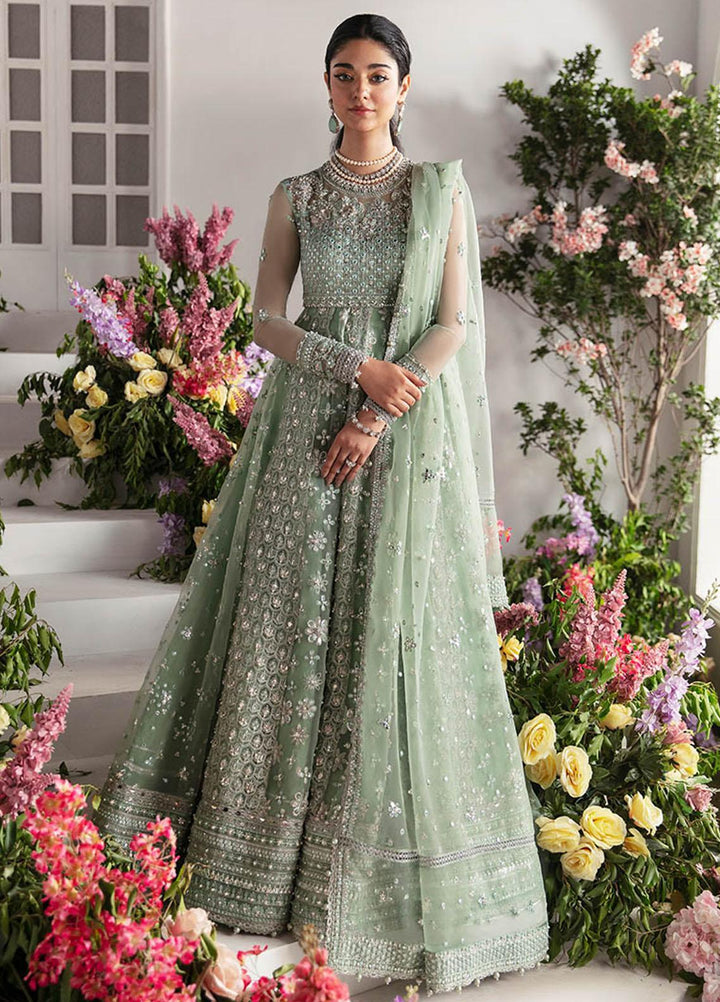 Gossamer By Zaha Embroidered Organza Suits Unstitched 4 Piece ZKS23G ZC23-05 Leilyn - Luxury Collection