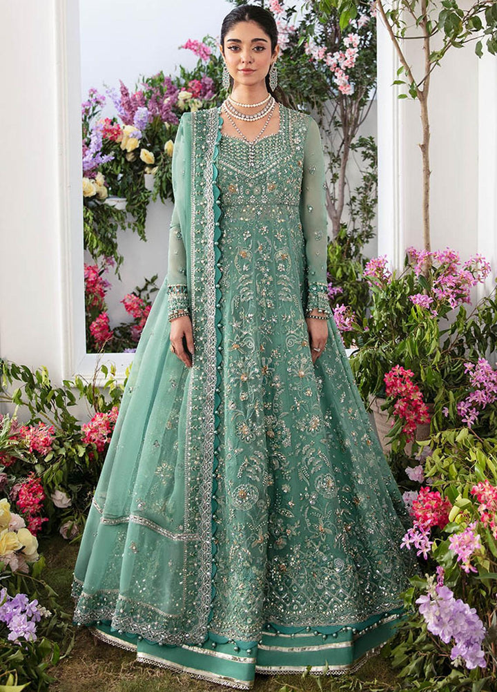 Gossamer By Zaha Embroidered Organza Suits Unstitched 4 Piece ZKS23G ZC23-07 Meltem - Luxury Collection