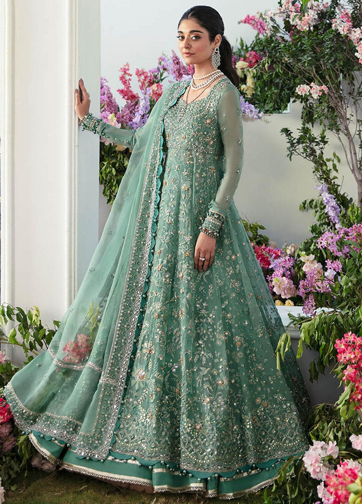 Gossamer By Zaha Embroidered Organza Suits Unstitched 4 Piece ZKS23G ZC23-07 Meltem - Luxury Collection