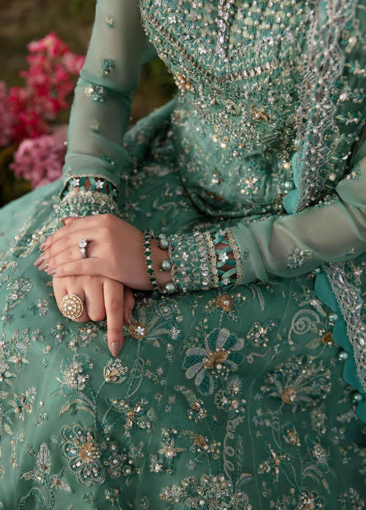 Gossamer By Zaha Embroidered Organza Suits Unstitched 4 Piece ZKS23G ZC23-07 Meltem - Luxury Collection