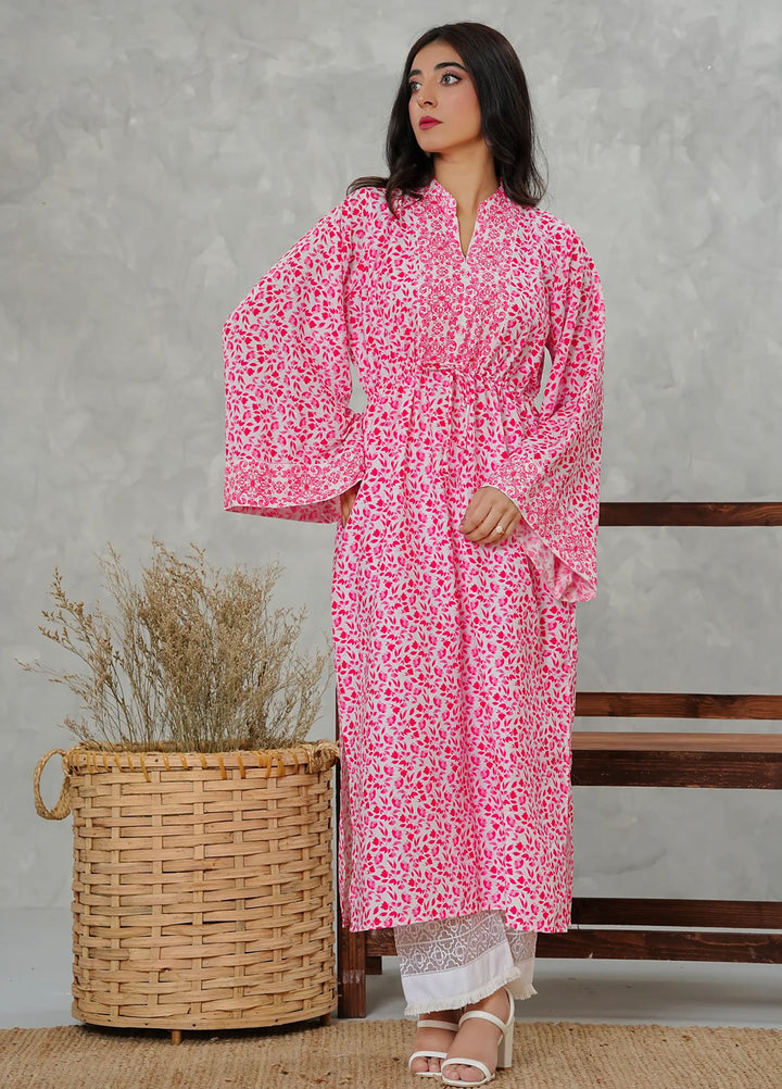 Madiha Gohar Pret Embroidered Lawn 1 Piece Crimson Rose