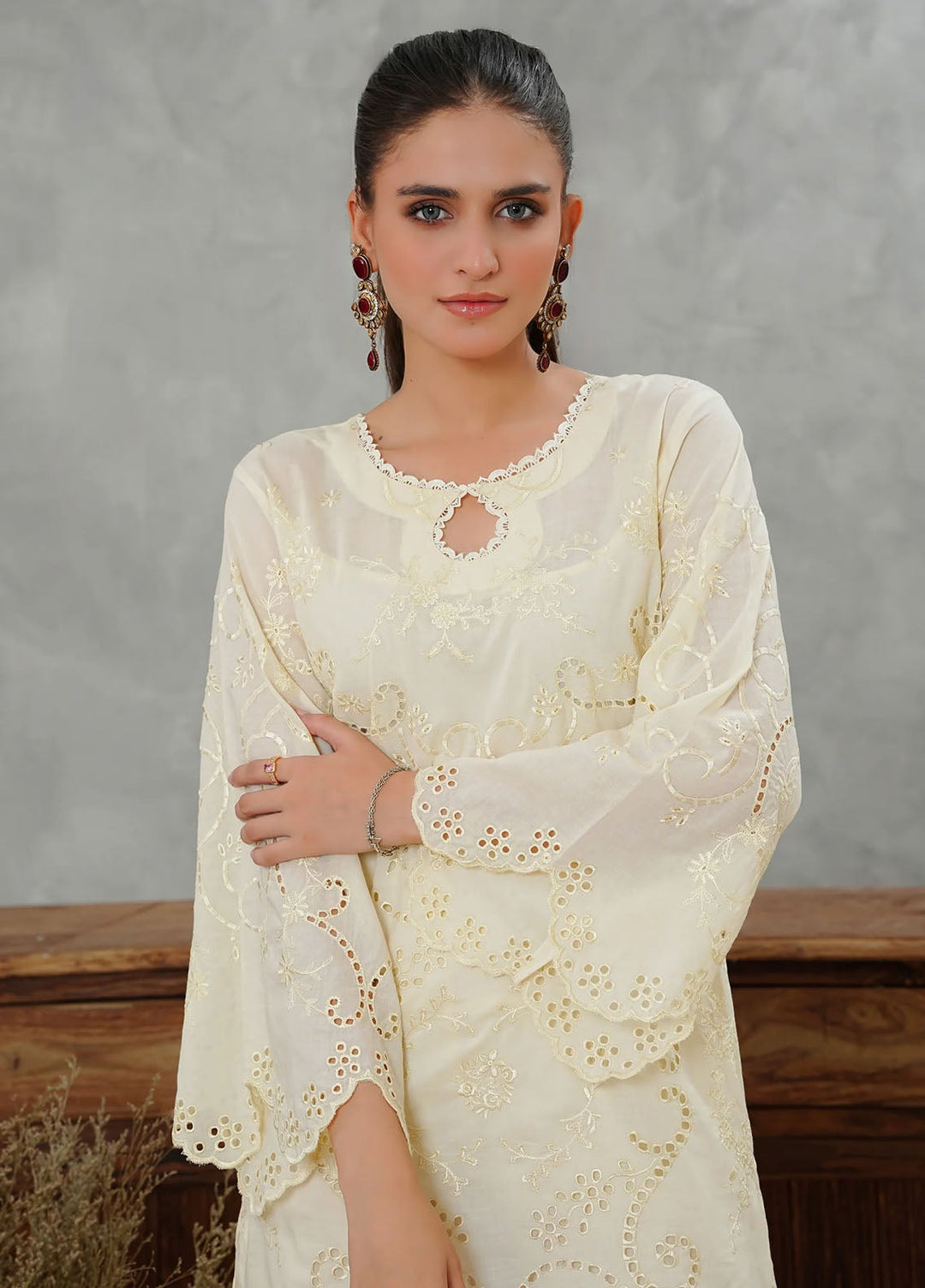 Madiha Gohar Pret Embroidered Lawn 2 Piece Pearl Glow