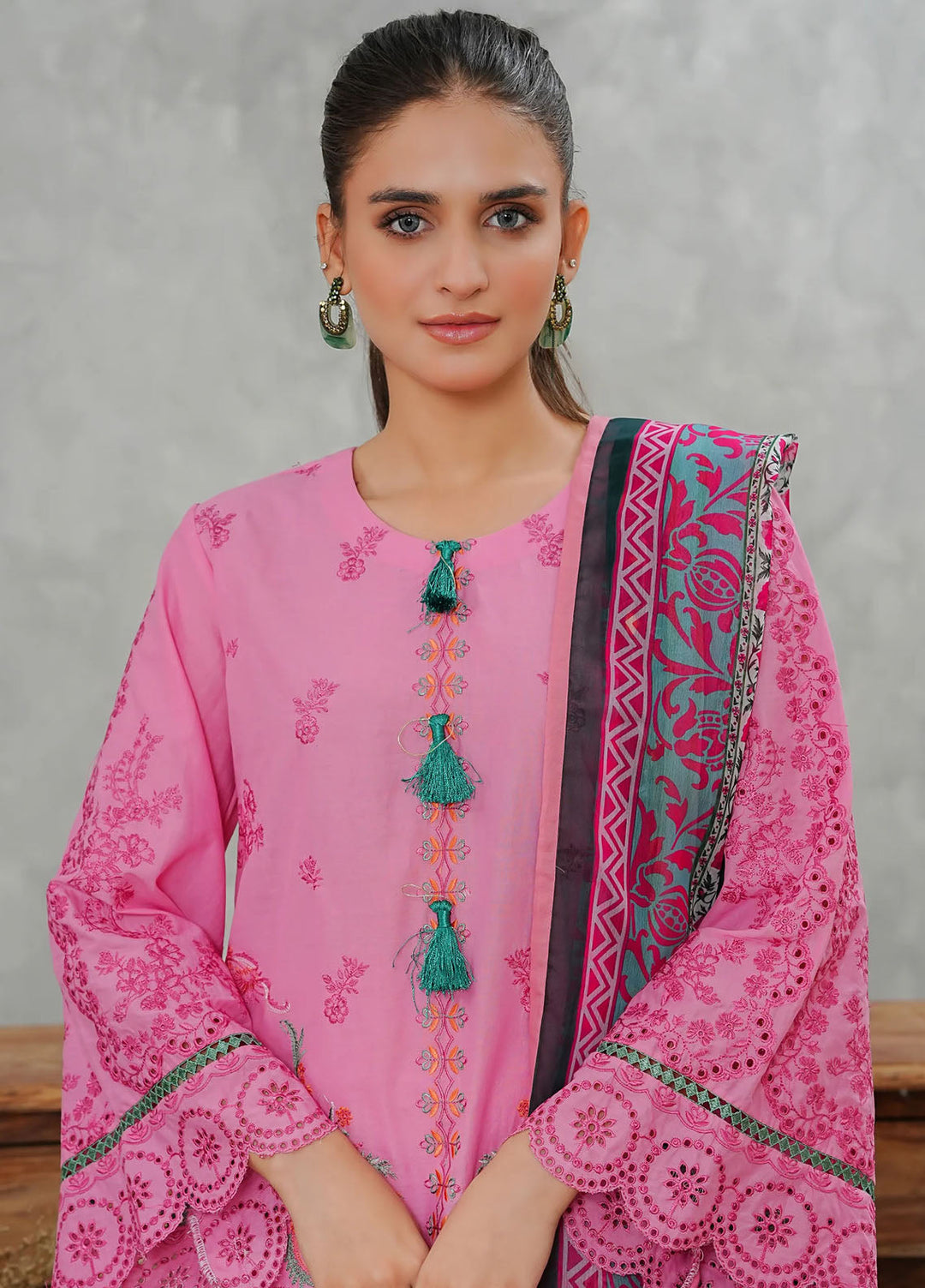 Madiha Gohar Pret Embroidered Lawn 3 Piece Floral Radiance