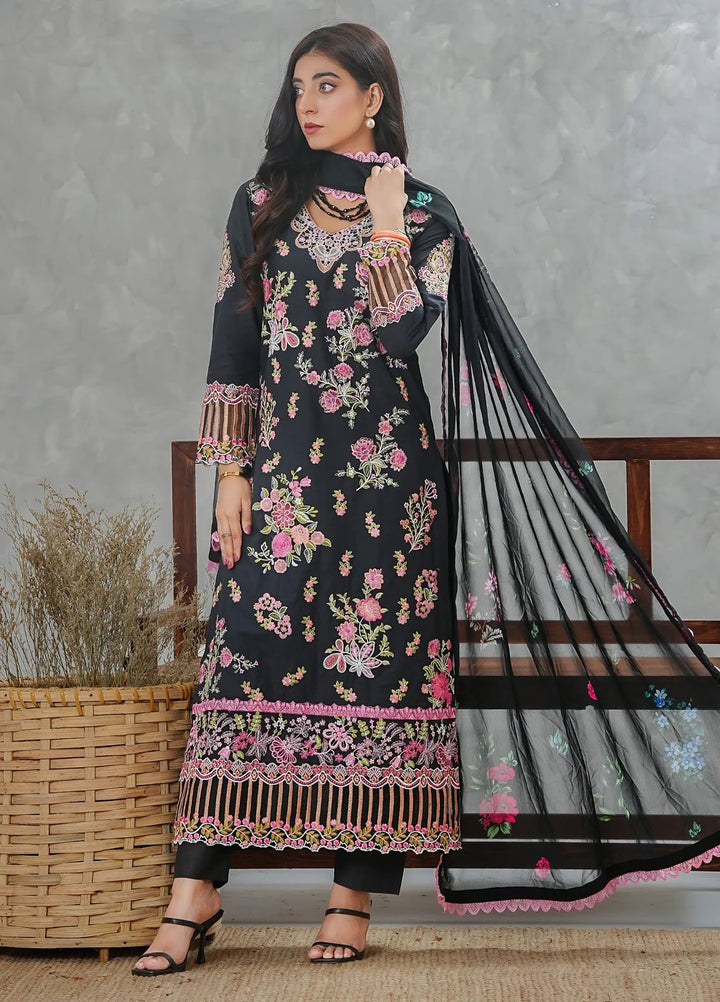 Madiha Gohar Pret Embroidered Lawn 3 Piece Floral Tapestry
