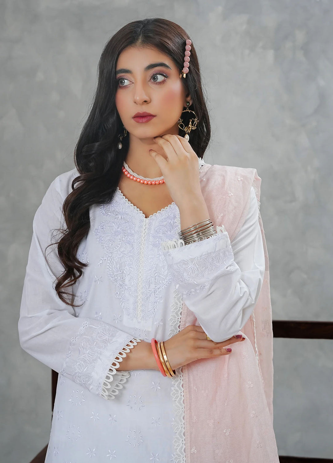 Madiha Gohar Pret Embroidered Lawn 3 Piece Serene Glow