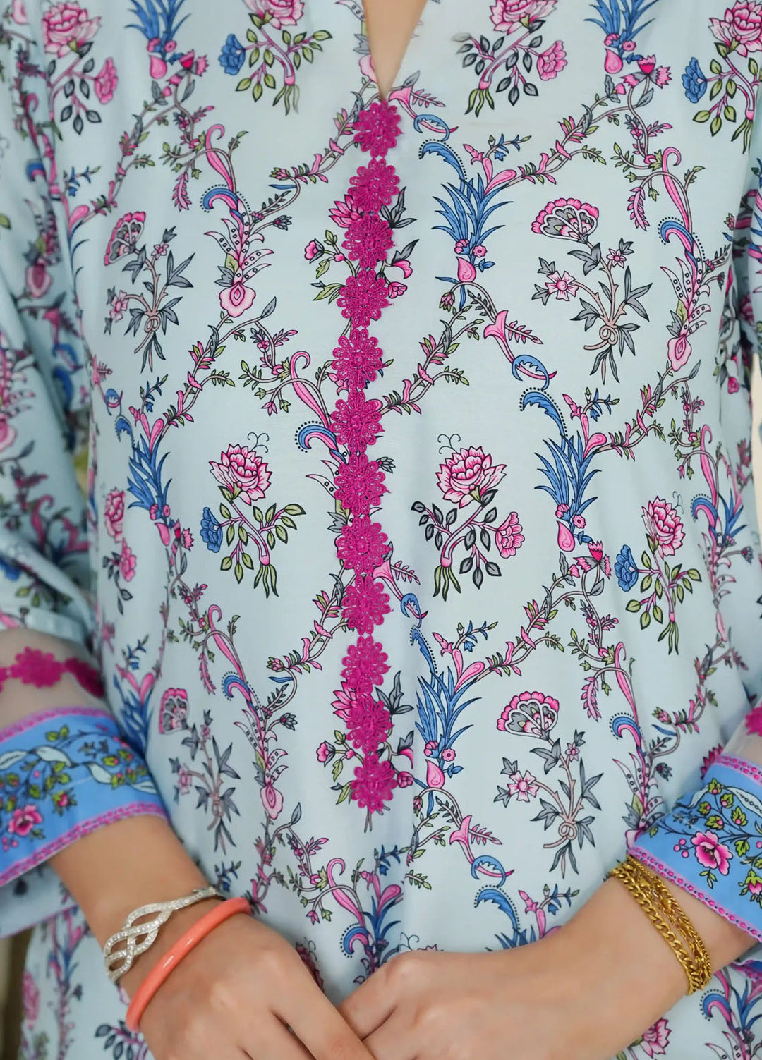 Madiha Gohar Pret Printed Swiss Lawn 2 Piece Suit Serene Petals