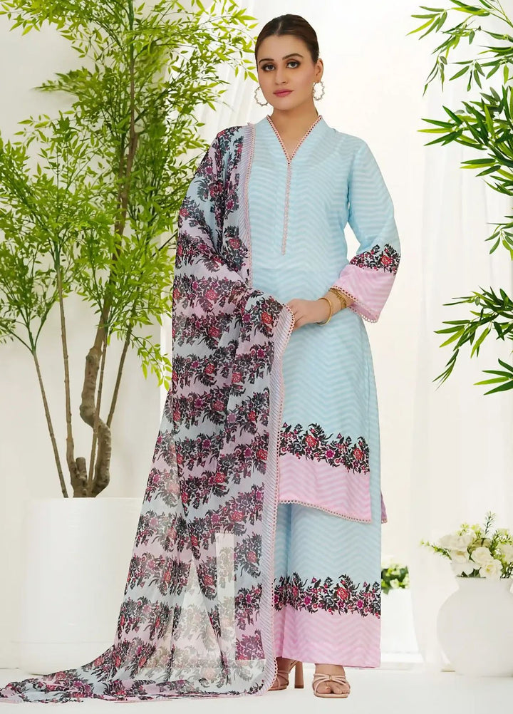 Madiha Gohar Pret Printed Swiss Lawn 3 Piece Suit Blush Whisper